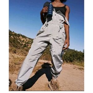 Free People Movement Chaparral Convertible Overall In Blue Smoke